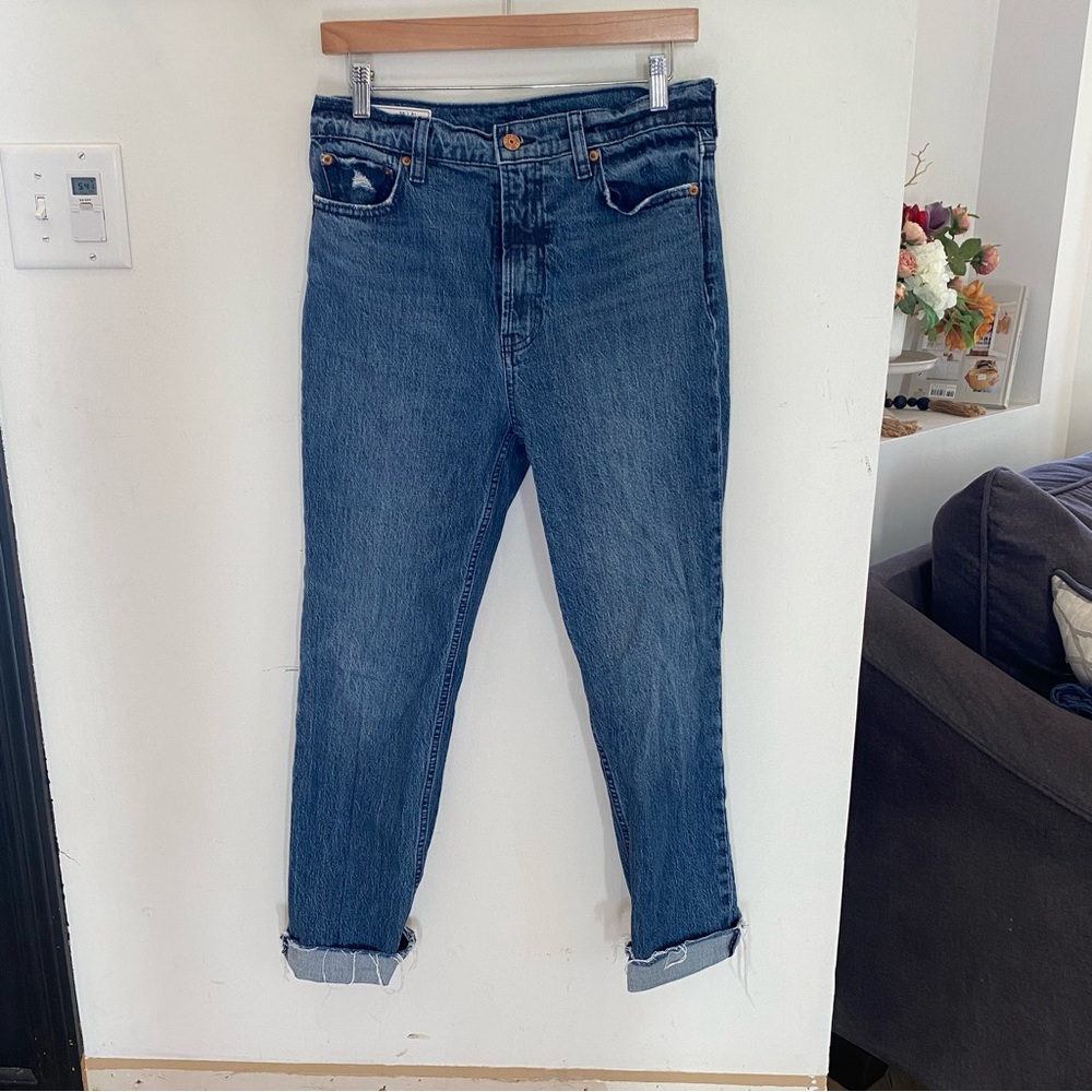 GAP Blue Ankle Cropped Jeans
